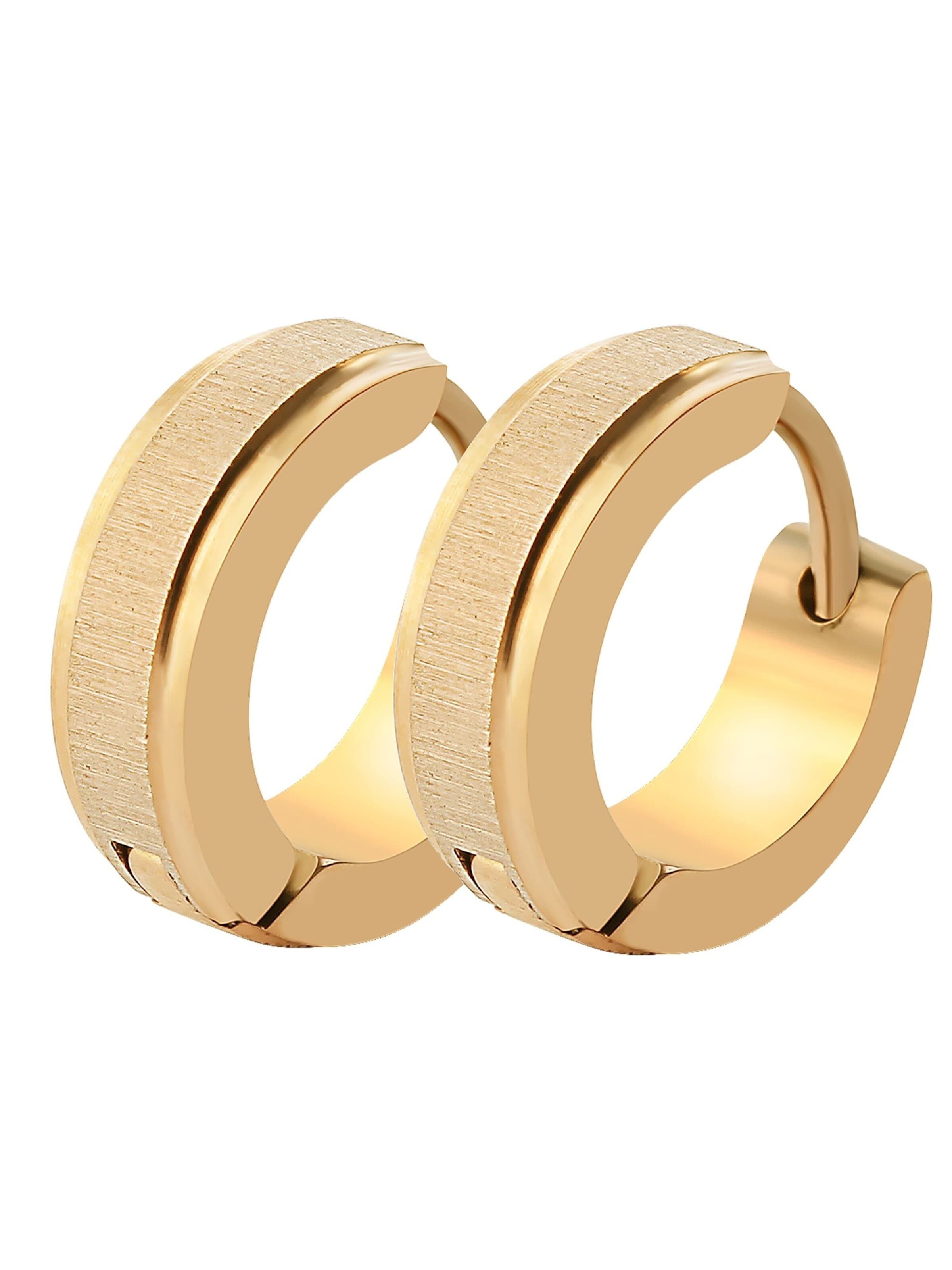 Akzent Ohrringe 'Alisha, langlebig'‌‌‌‌‌‌‌‌‌‌ in Gold: Vorderseite
