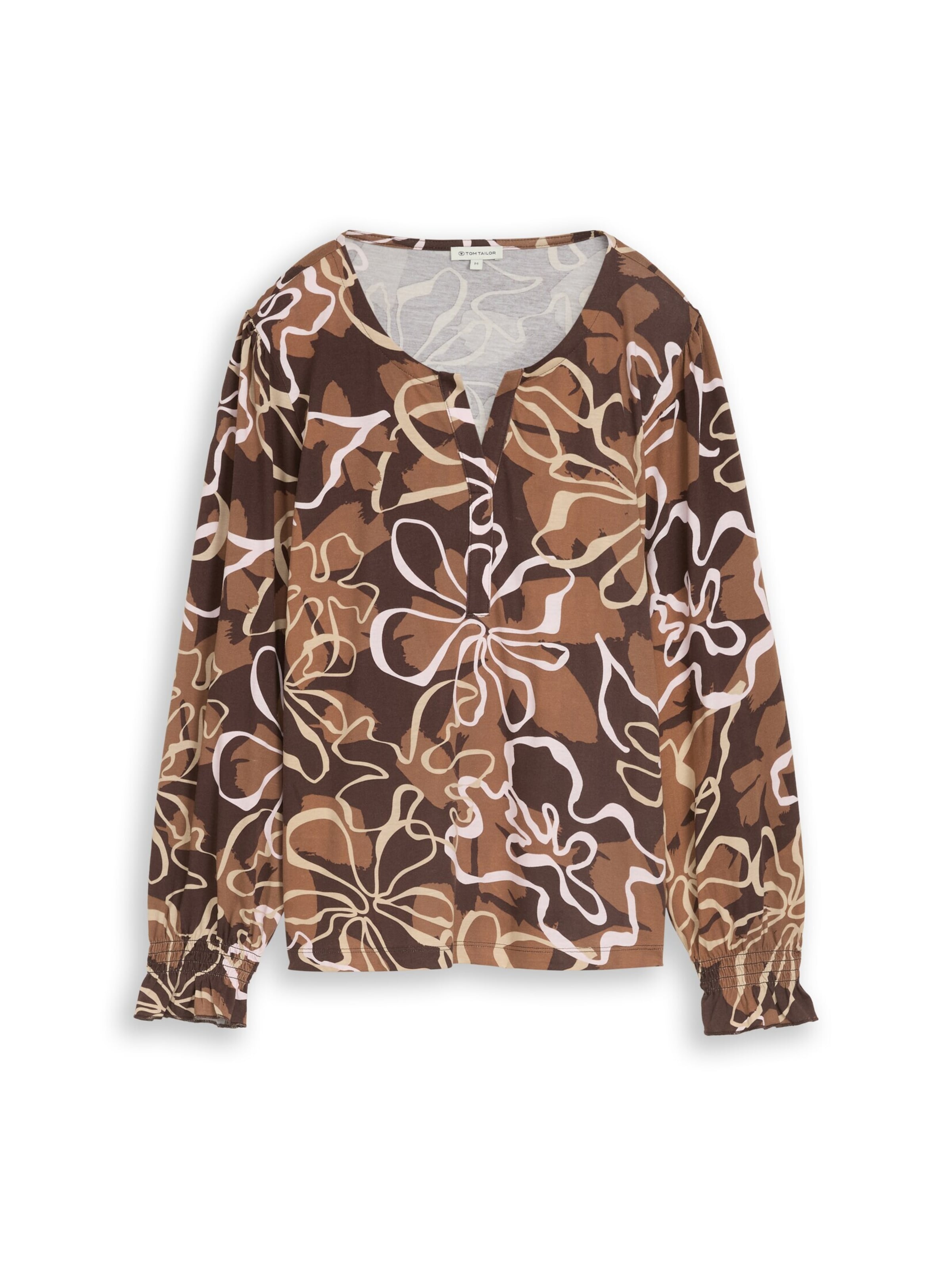 TOM TAILOR Bluse in Braun: Vorderseite