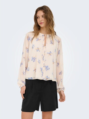 ONLY Blúz 'ONLFUSINA' - bézs: elől