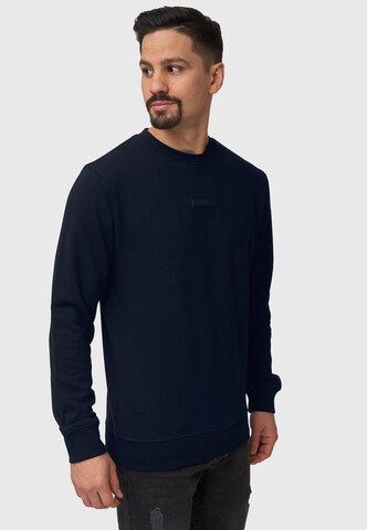 INDICODE JEANS Sweatshirt 'Baxter' i blå