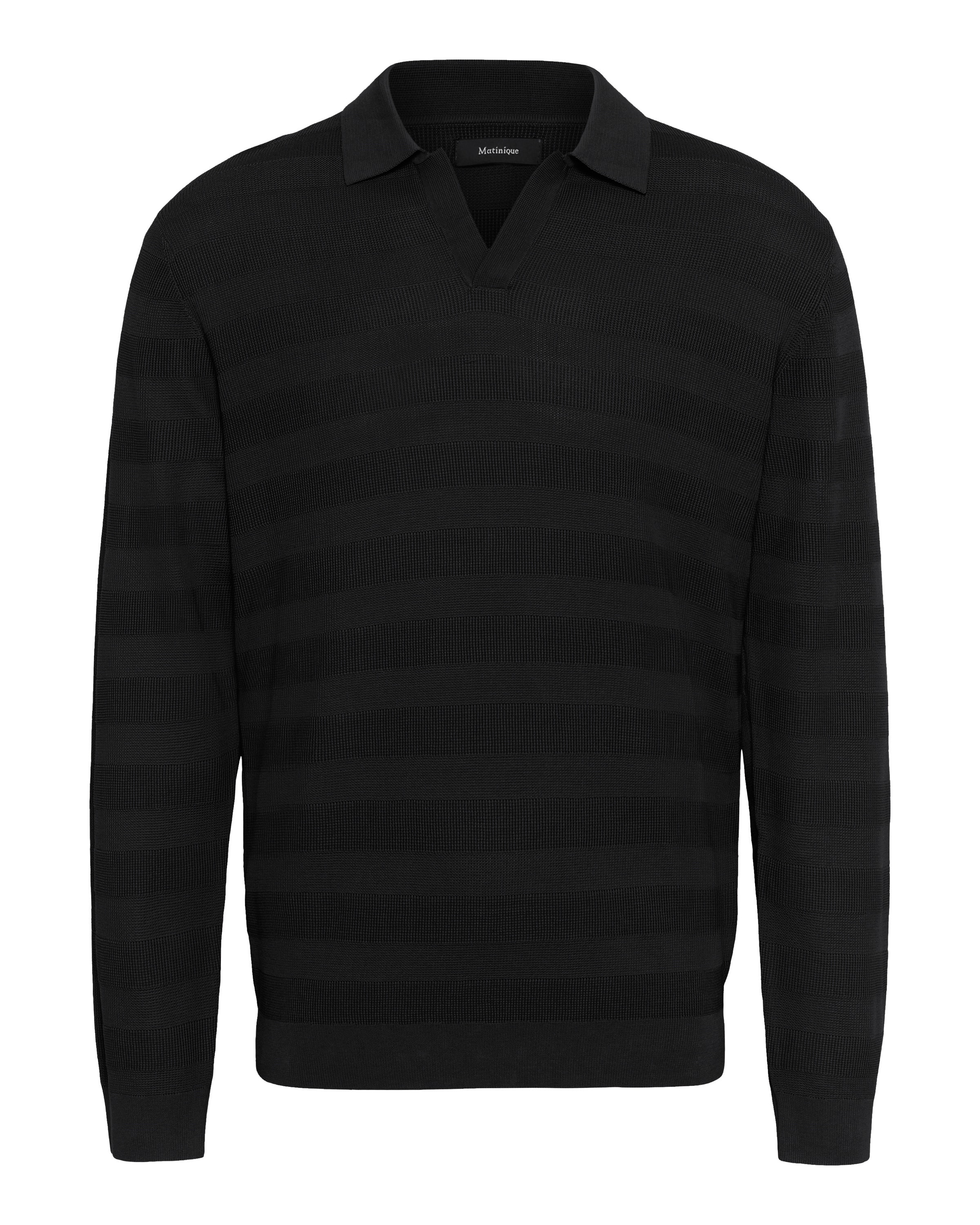 Matinique Trui in Zwart: voorkant