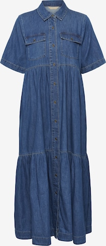 Robe-chemise 'CUMona' CULTURE en bleu : devant