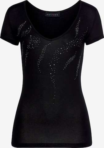 MELROSE Shirt in Schwarz: Vorderseite