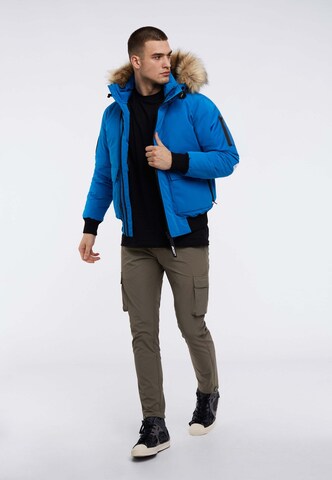 JACK1T Winterjacke  ' Neo Mountain' in Blau