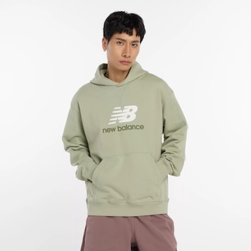 new balance Sweatshirt 'Athletics' in Green: front