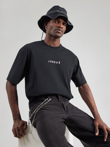 Jordan Μπλουζάκι 'AIR' σε μαύρο: μπροστά