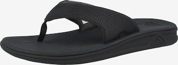 REEF Athletic Shoes in Black: front