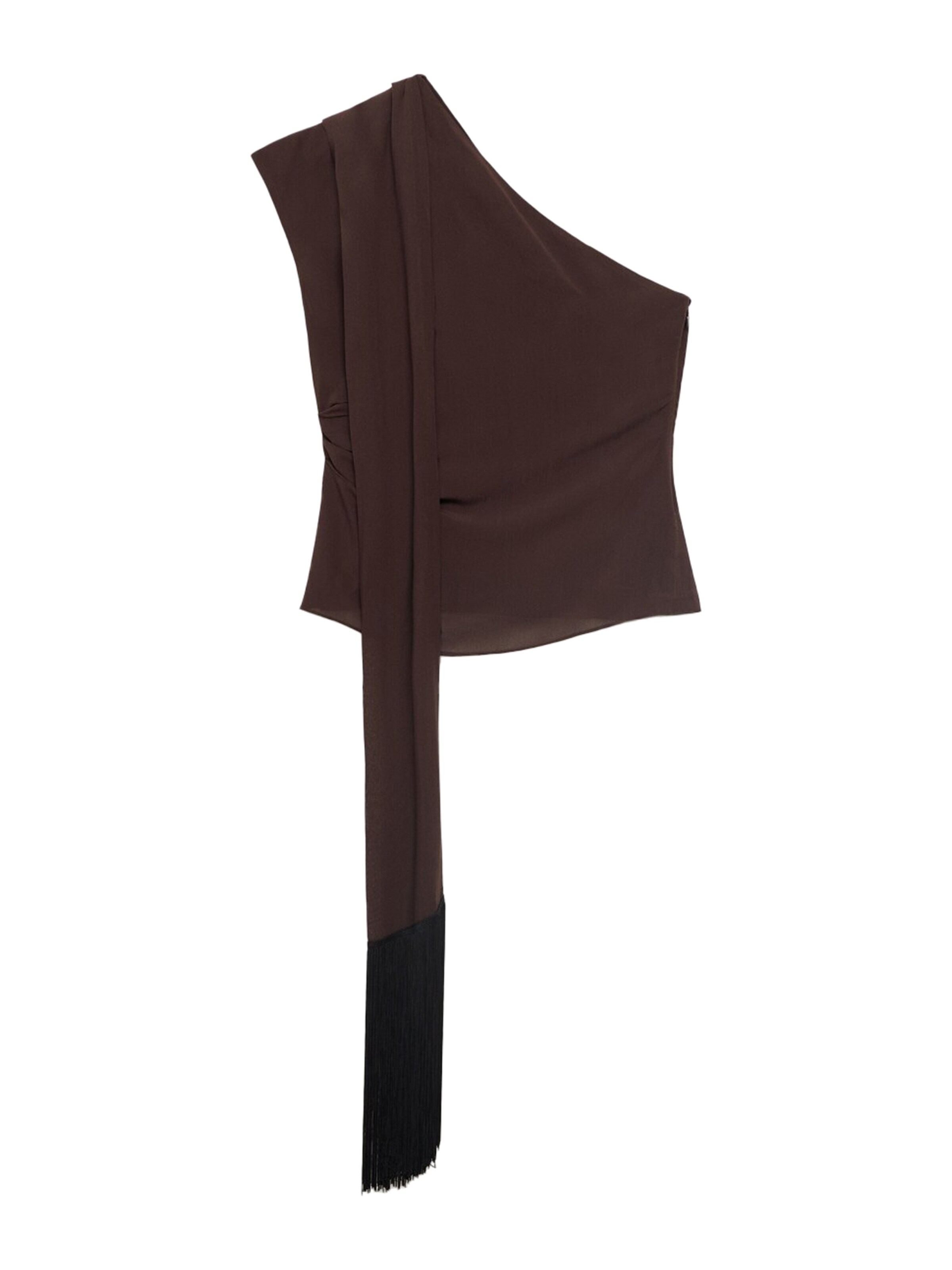 MANGO Halenka 'FLEQUI' – hnědá: přední strana