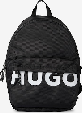 HUGO Rucksack 'Shaun' in Schwarz: Vorderseite