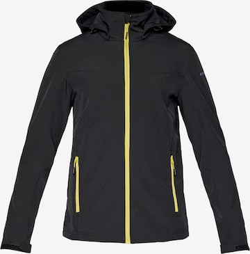 juoda ICEPEAK Laisvalaikio striukė 'BRIMFIELD': priekis