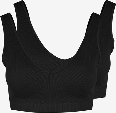 PIECES BH 'SYMMI' in schwarz, Produktansicht