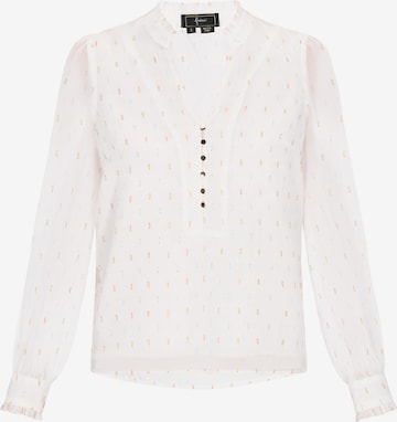 faina - Blusa en blanco: frente