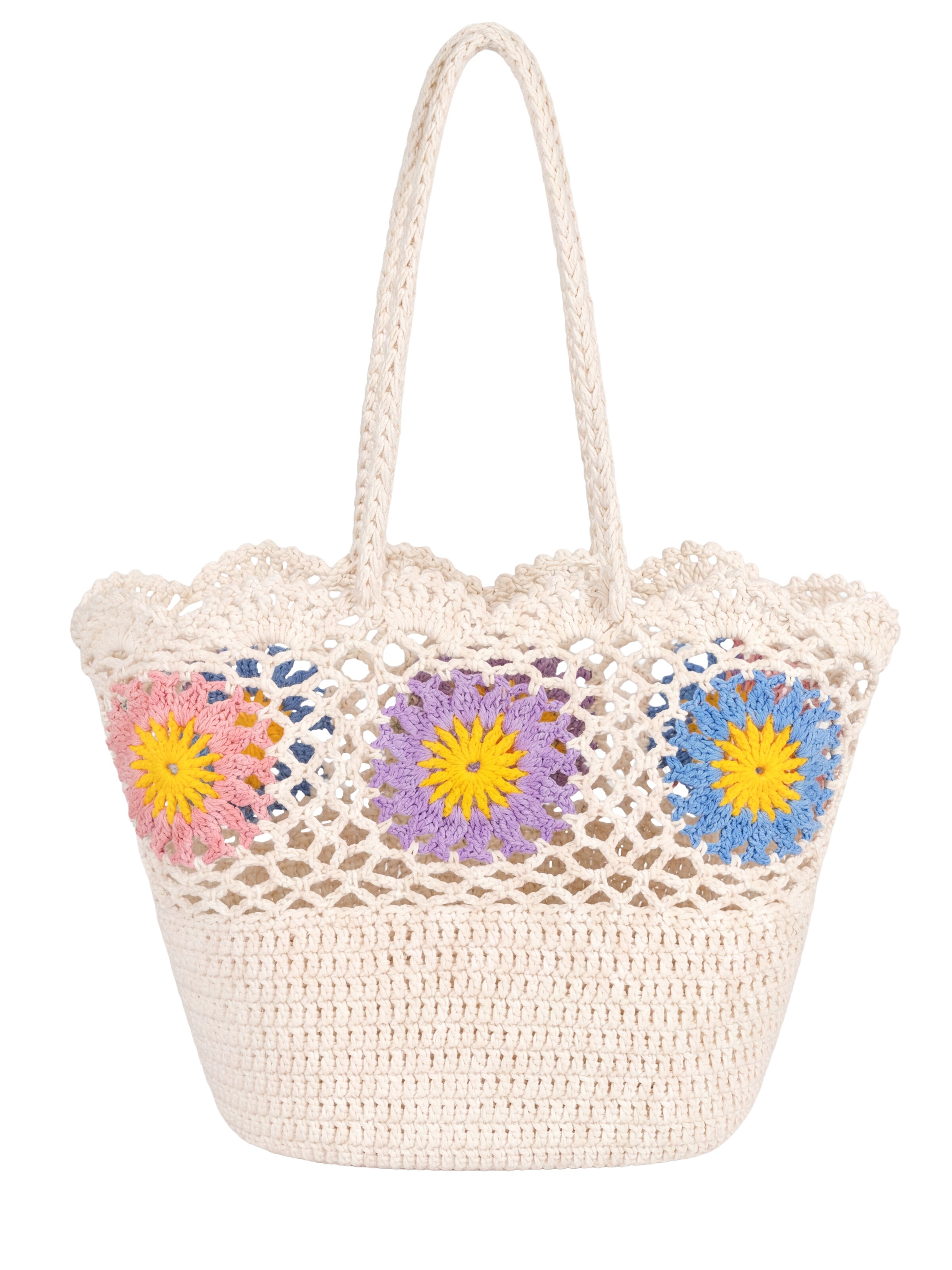 Seasons of April Strandtasche 'Sunny' in Beige: Vorderseite