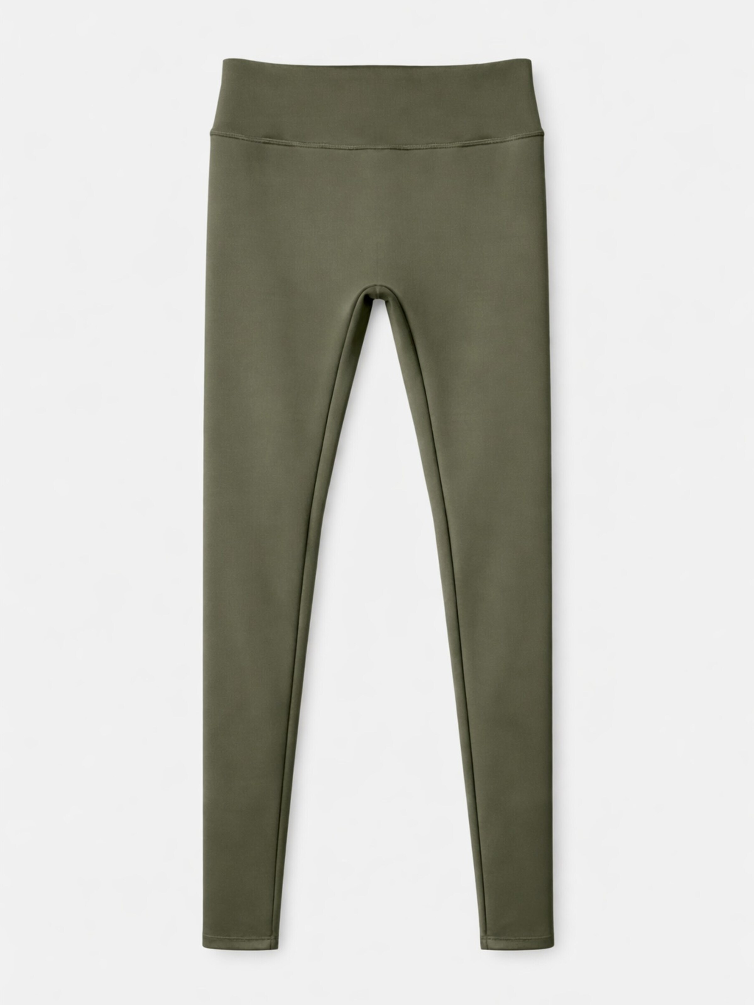LEAFLETIC Skinny Leggings 'Leafletic Woman`s Long Leggings with Back Gathering' in Green: front