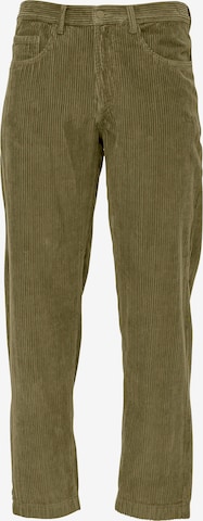 mazine Loosefit Cordhose ' Conlin Pants ' in Grün: predná strana