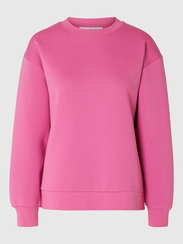 SELECTED FEMME Sweatshirt in Pink: front