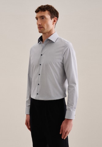 Coupe regular Chemise business SEIDENSTICKER en bleu