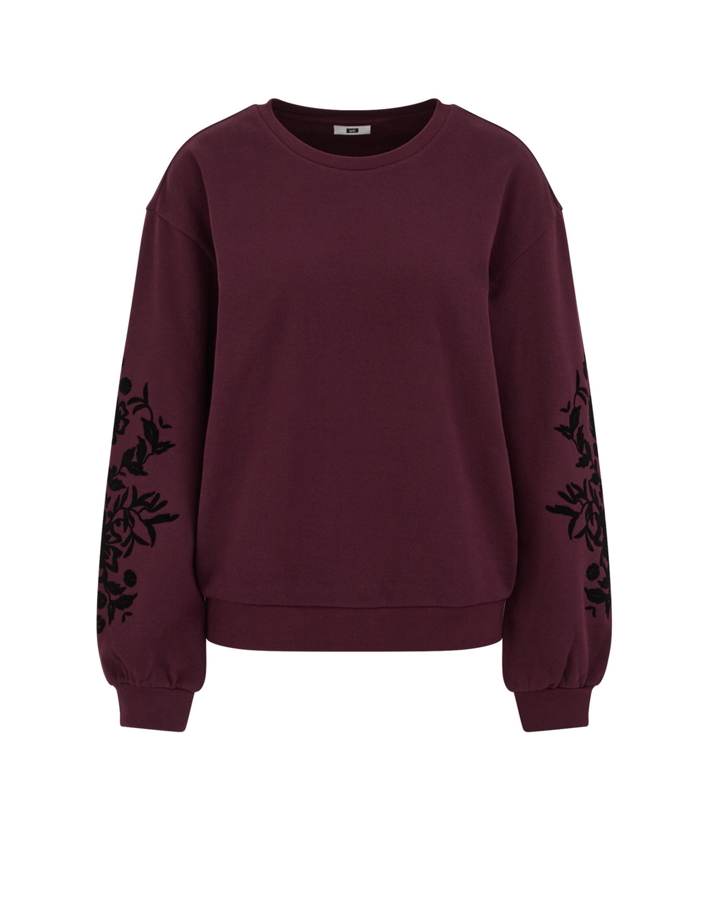 WE Fashion Sweatshirt in Purple: front