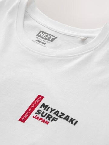 Next Shirt 'Japanese Surf' in Wit