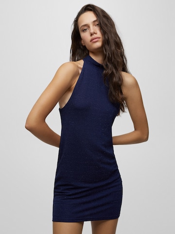 Pull&BearKoktel haljina - plava boja: prednji dio