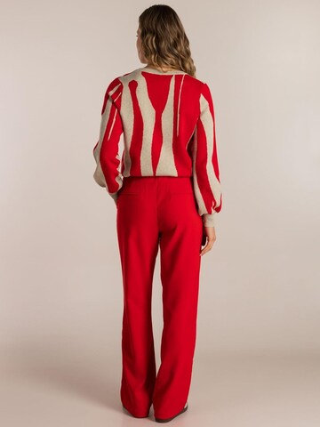 IVY BEAU Regular Broek 'IVY Beau Sally' in Rood