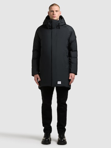 khujo Wintermantel 'Kenji' in Schwarz