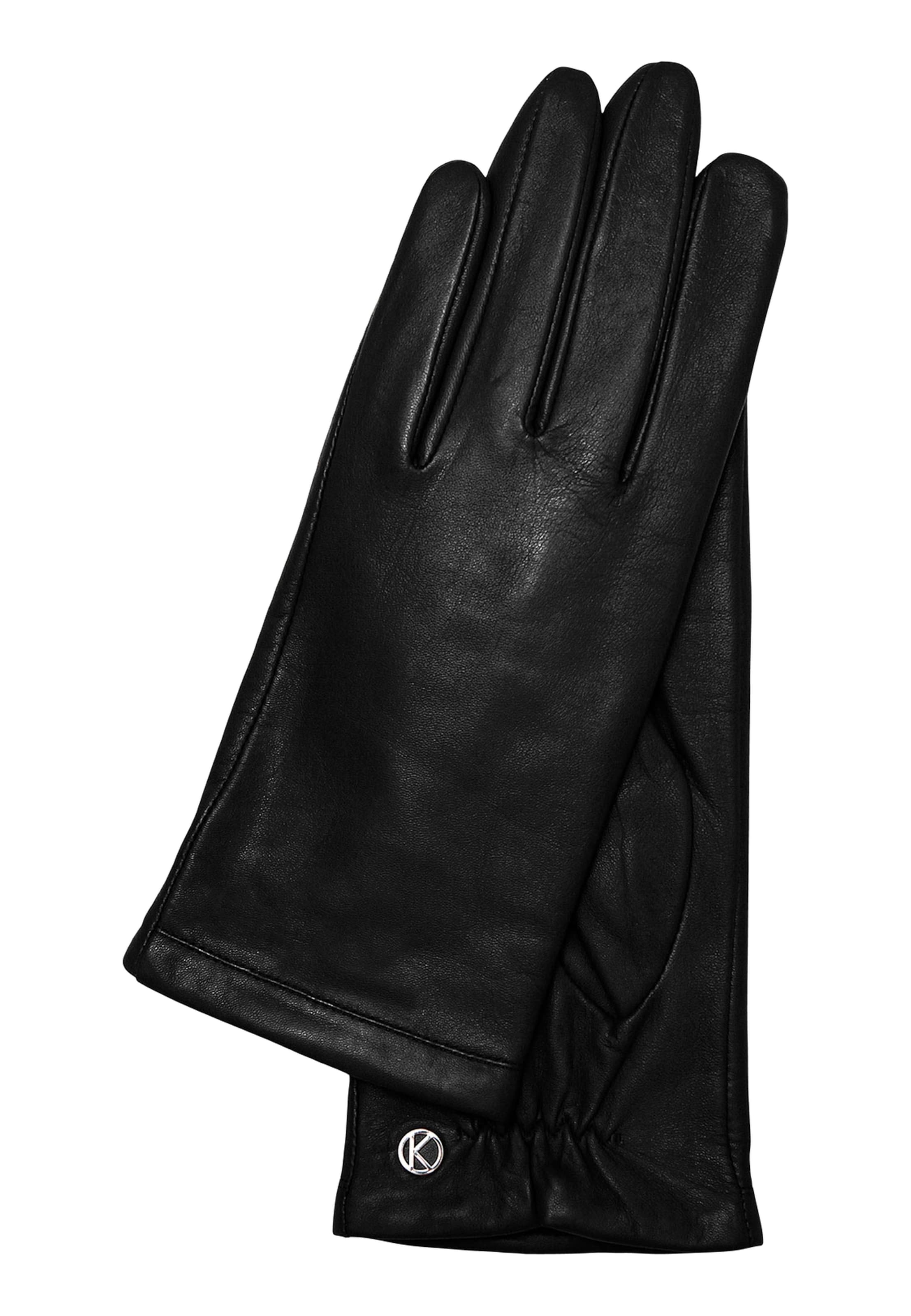 KESSLER Full finger gloves 'Chelsea' in Black: front