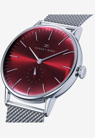 August Berg Analog Watch 'Serenity' in Red