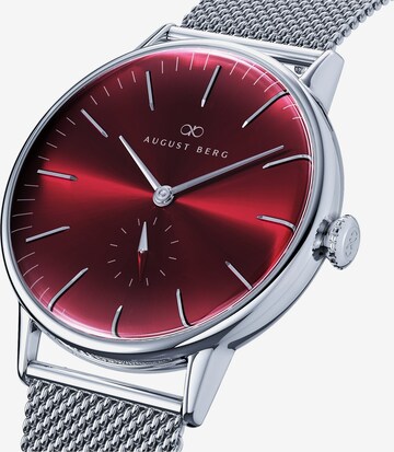 August Berg Analog Watch 'Serenity  40mm' in Red