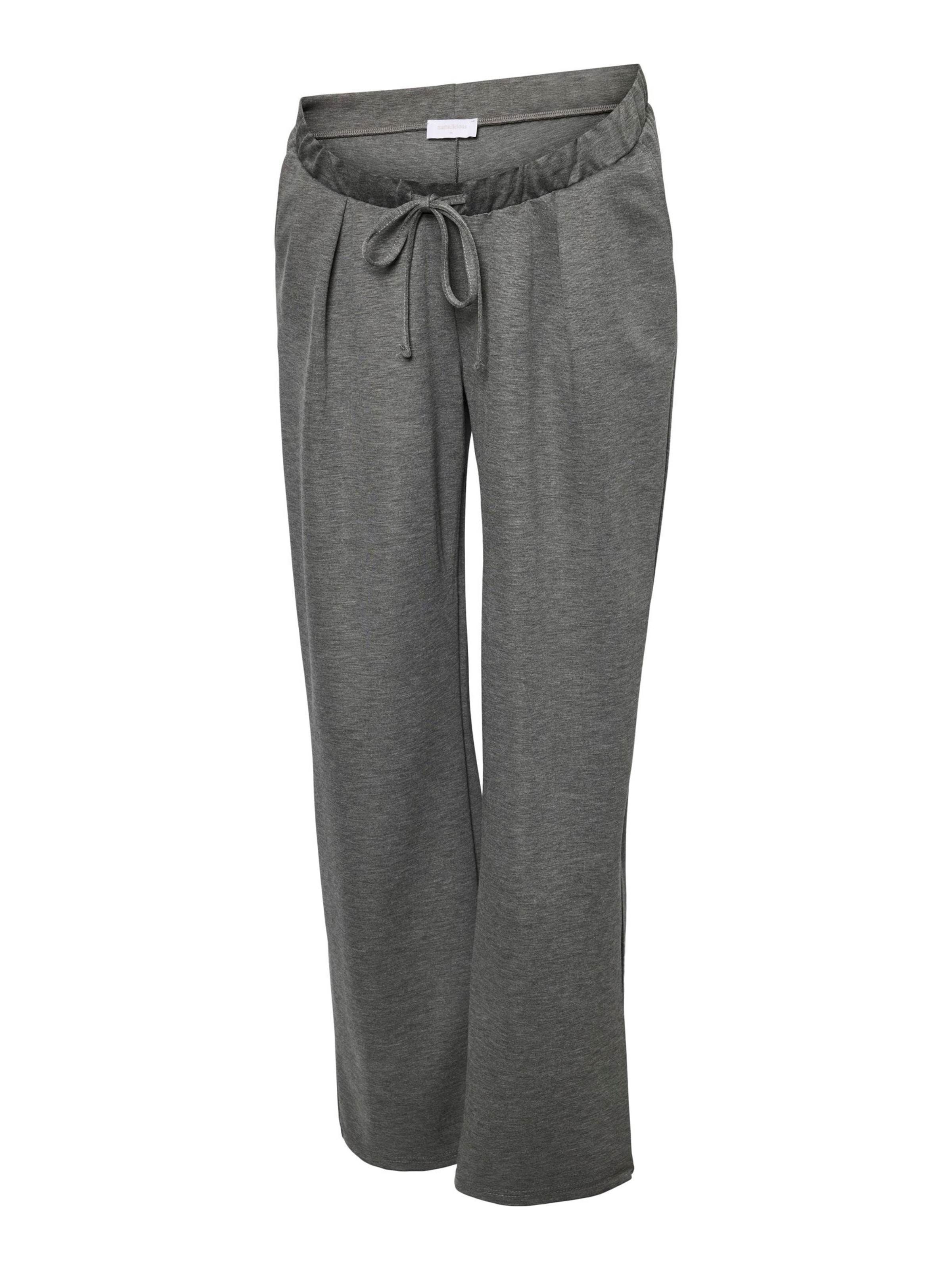 MAMALICIOUS - regular Pantalón en gris: frente