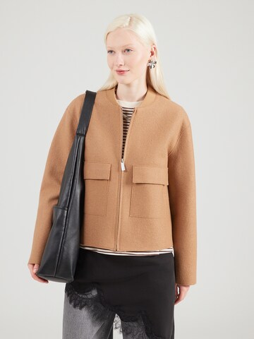 Veste mi-saison OAKWOOD en marron : devant