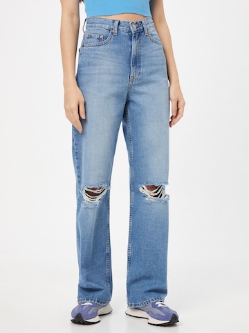 Dr. Denim Wide leg Jeans 'Echo' in Blauw: voorkant