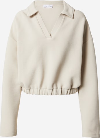 millane Sweatshirt 'Linea' in Beige: predná strana