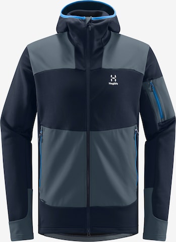 Haglöfs Athletic Fleece Jacket 'Astral' in Blue: front