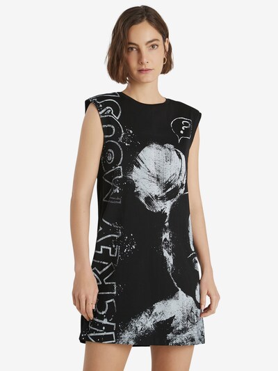 Desigual Letní šaty 'OH MY MICKEY' - azurová / černá, Model/ka