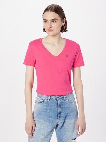 Maglietta di TOMMY HILFIGER in rosa: frontale