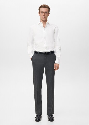 MANGO MAN Slim Fit Hemd 'Perseo' in Weiß