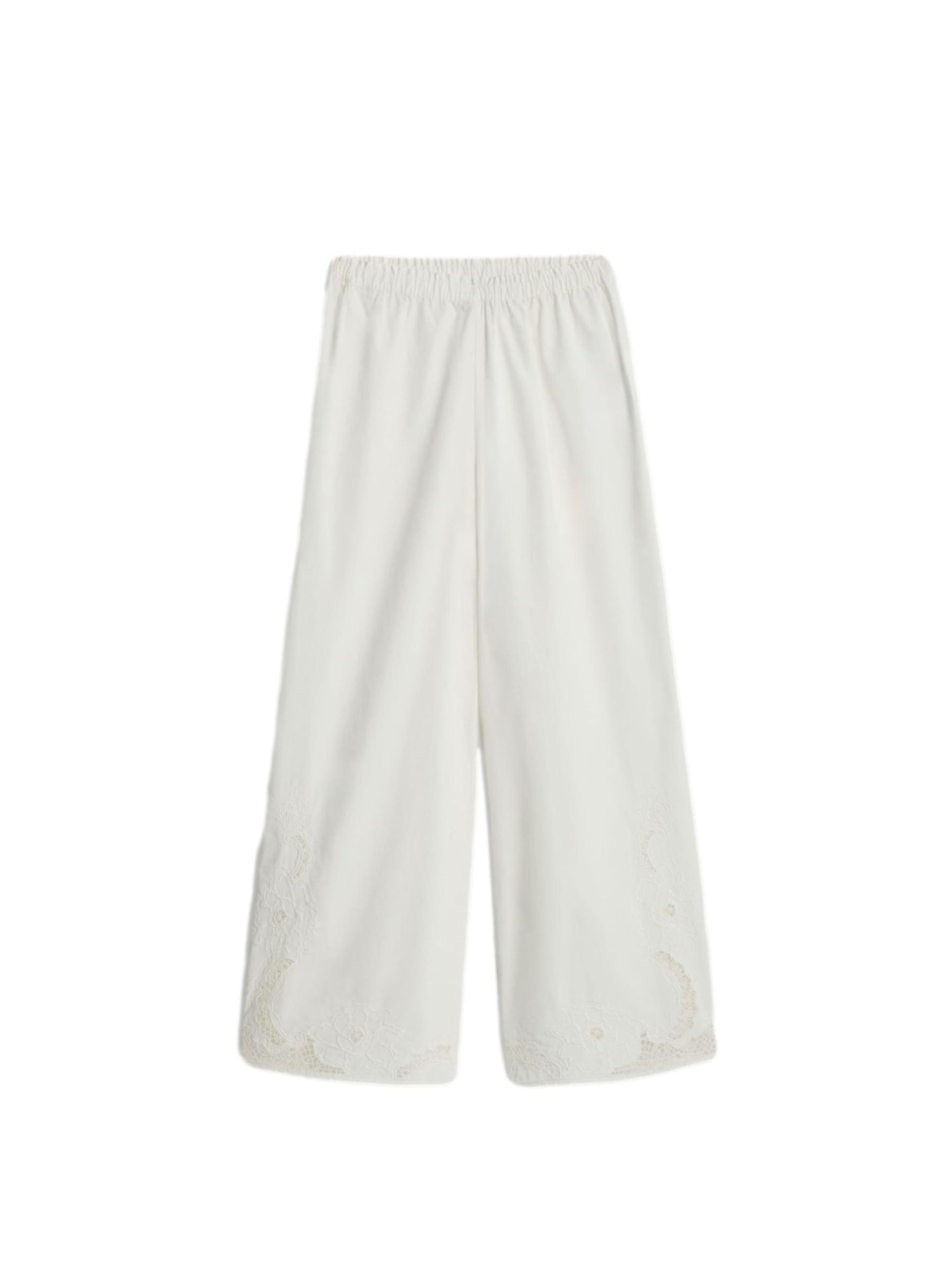 Bhoem Wide leg Pants in White: front