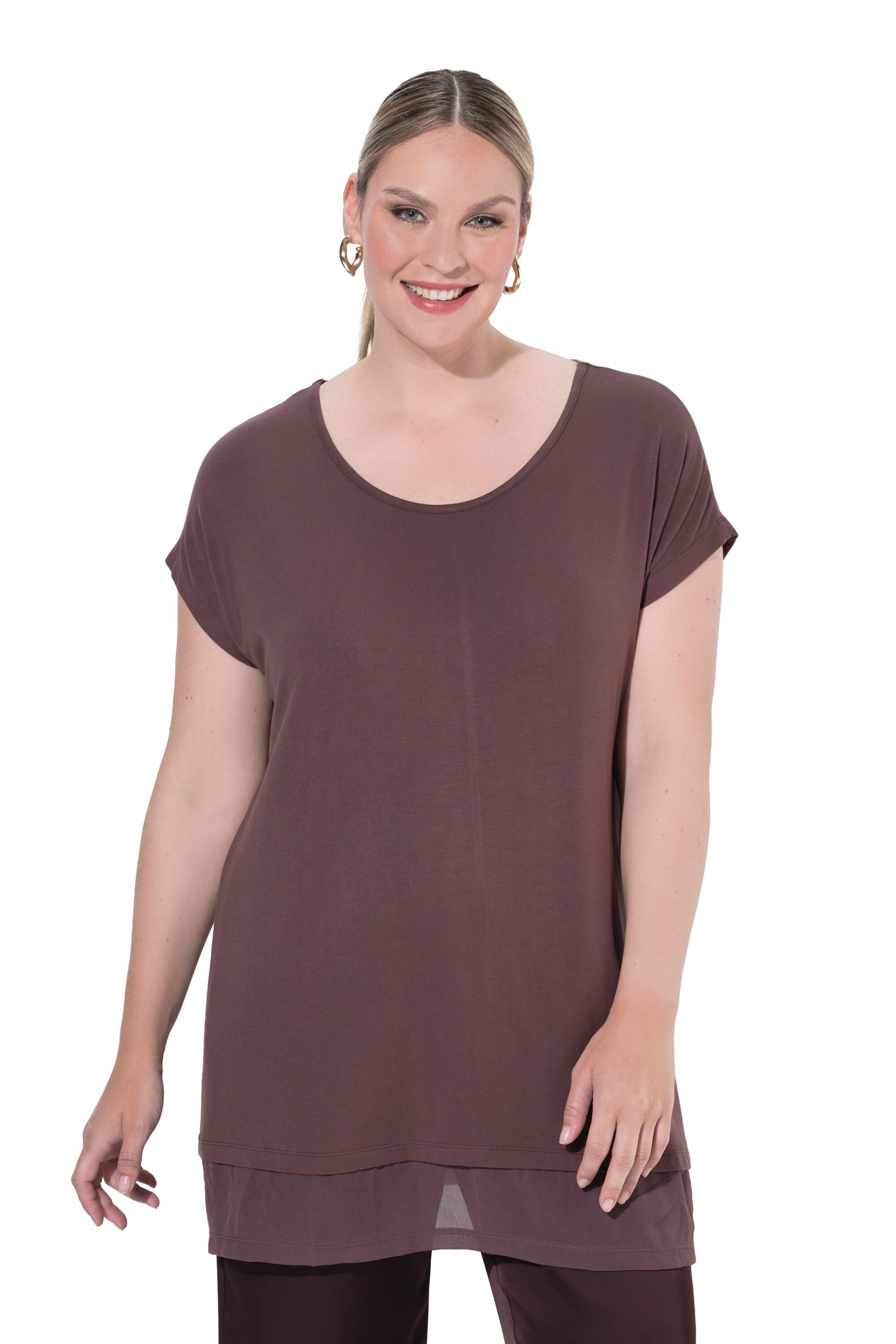 MIAMODA Shirt in Braun: Vorderseite