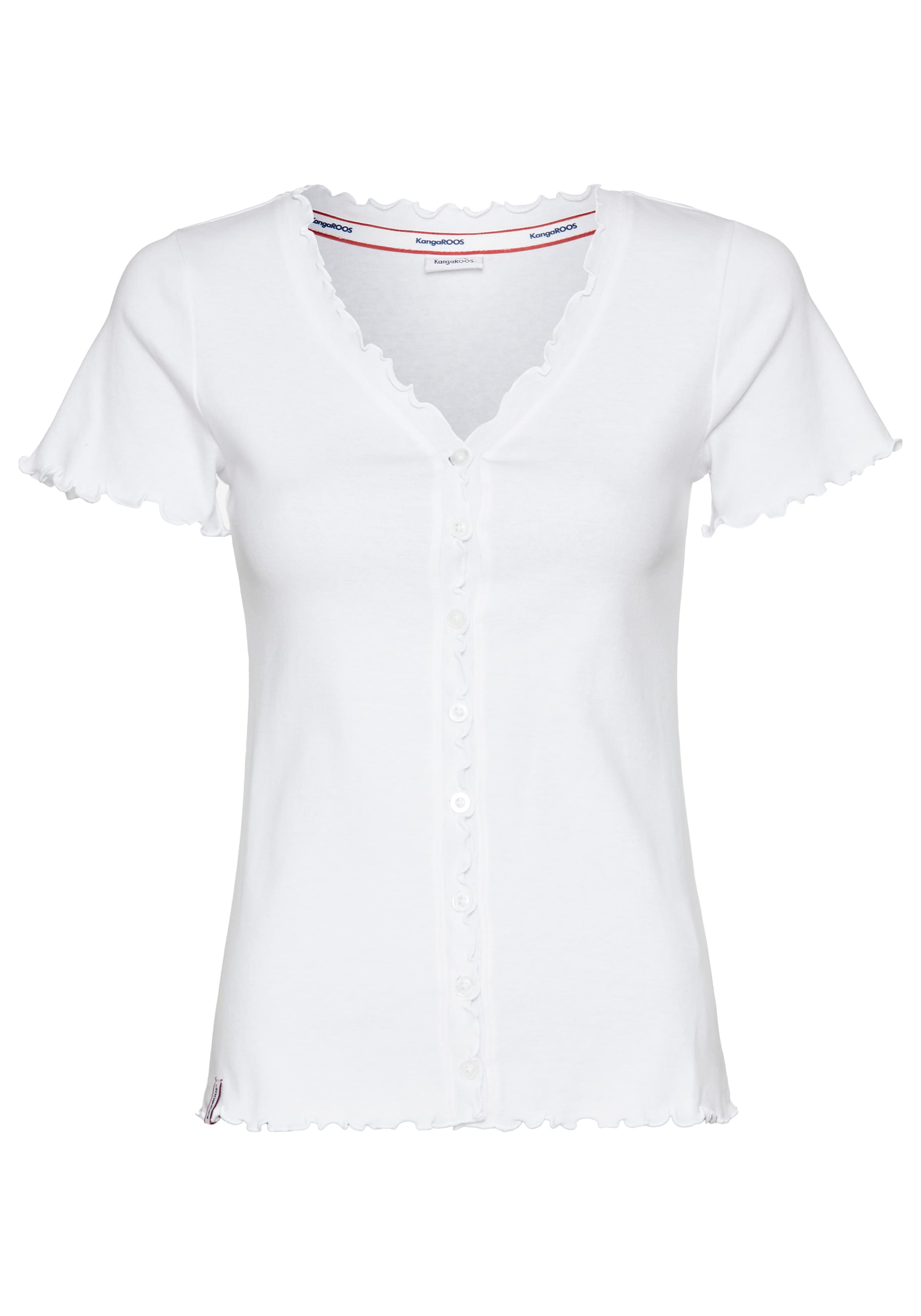 KangaROOS Shirt in White: front