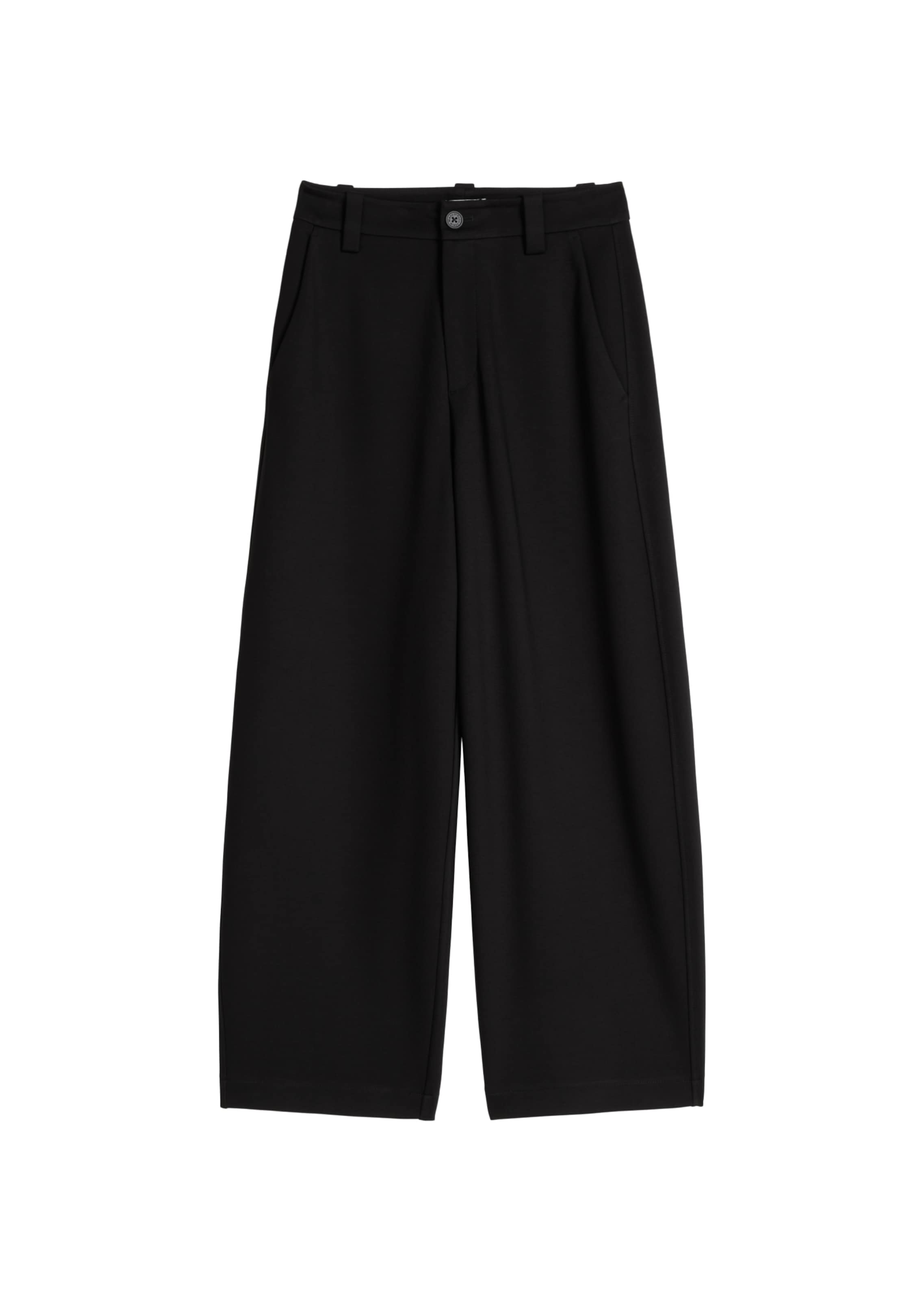Loosefit Pantalon Marc O'Polo DENIM en noir : devant