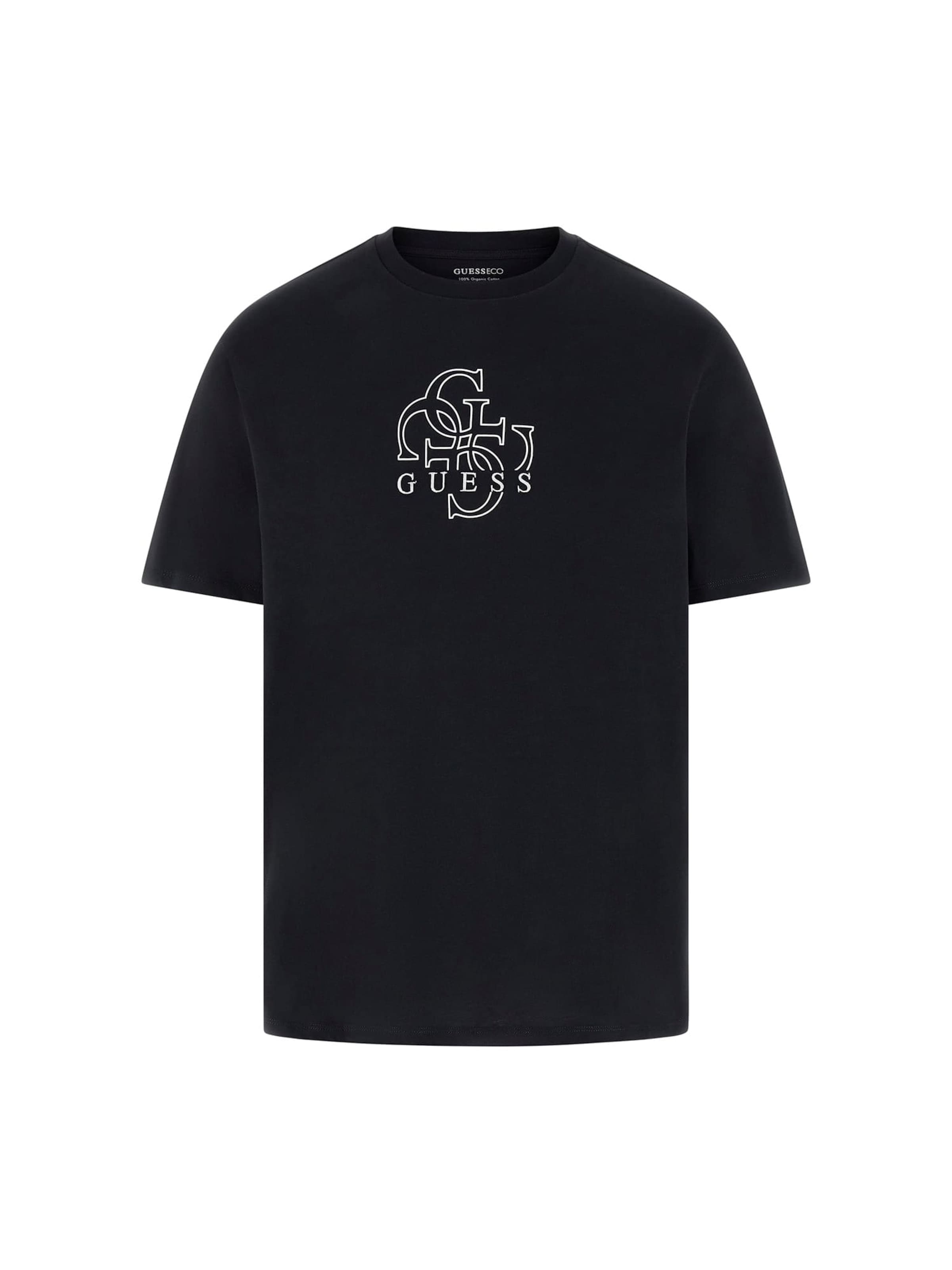 GUESS T-Shirt in Schwarz: Vorderseite
