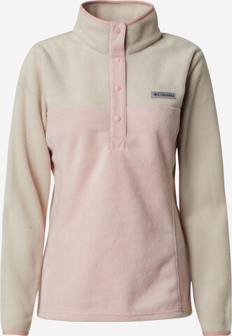 COLUMBIA Athletic Sweater 'Benton Springs™' in Pink: front