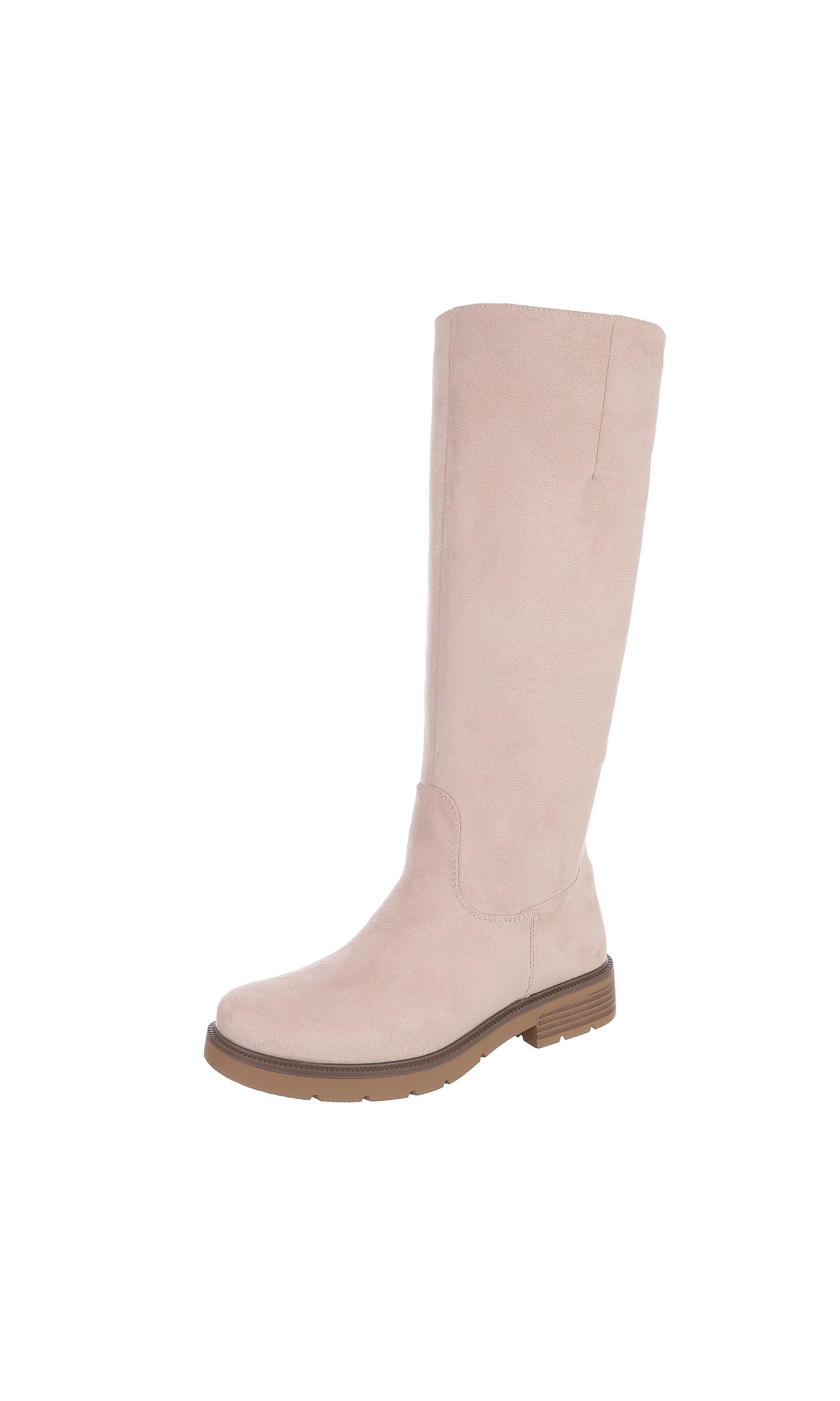 Ital-Design Stiefel in Beige: Vorderseite