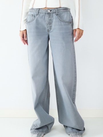 BALMOHK Barrel Jeans 'RITA' in Grau: Vorderseite