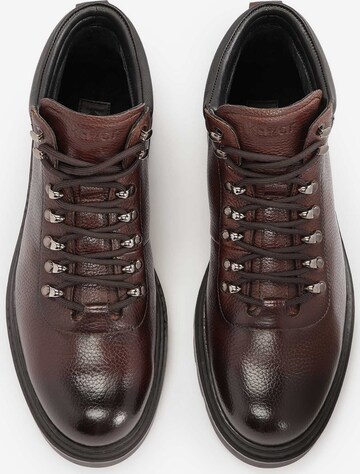 Kazar Lace-Up Boots in Brown