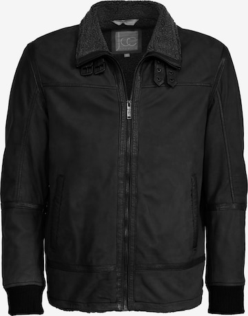 JCC Lederjacke in Schwarz: Vorderseite