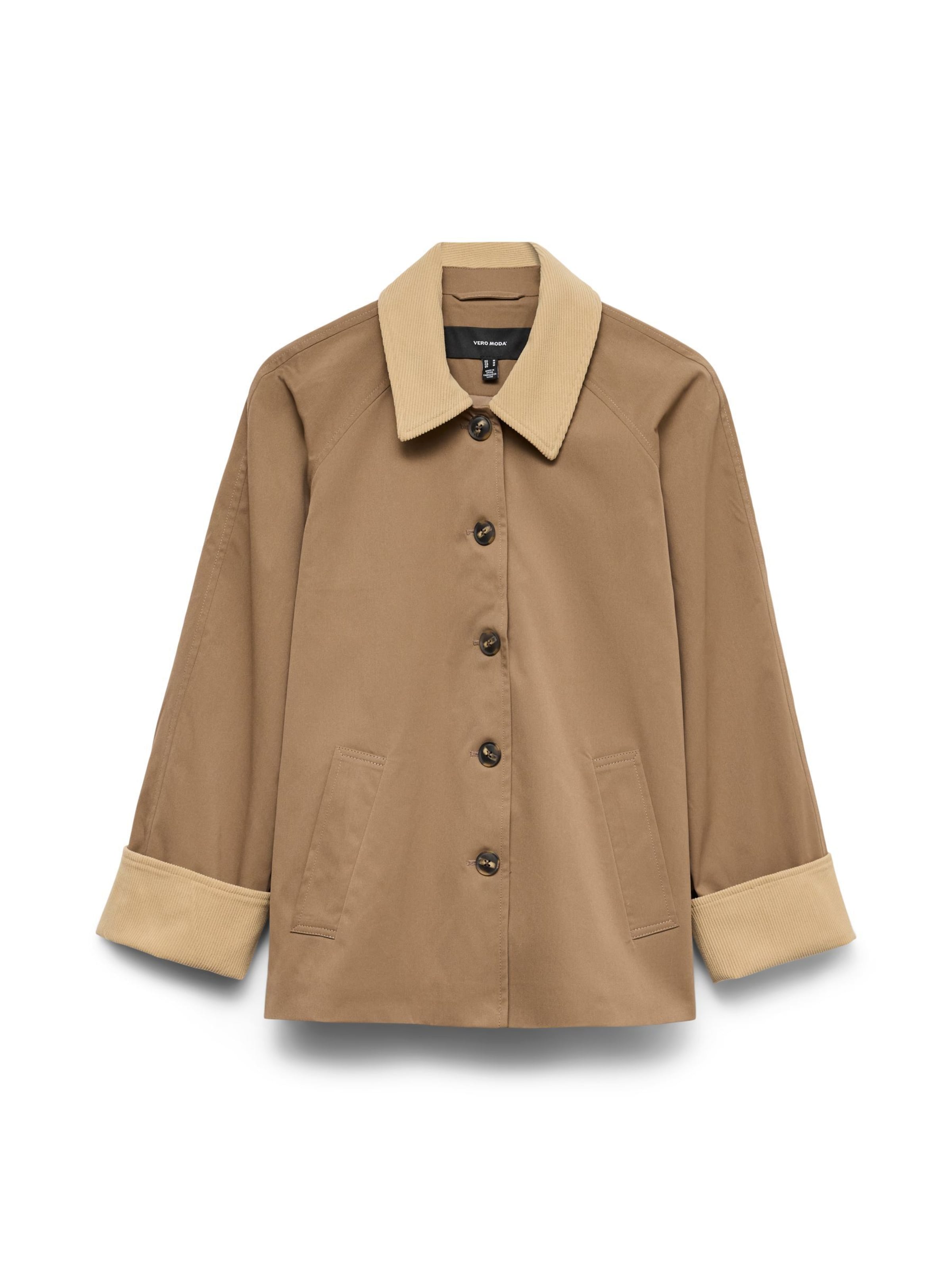 VERO MODA Overgangsjakke 'VMChelseafia' i brun: forside