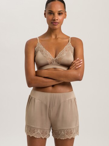Hanro Triangle Bra 'Josephine' in Beige: front