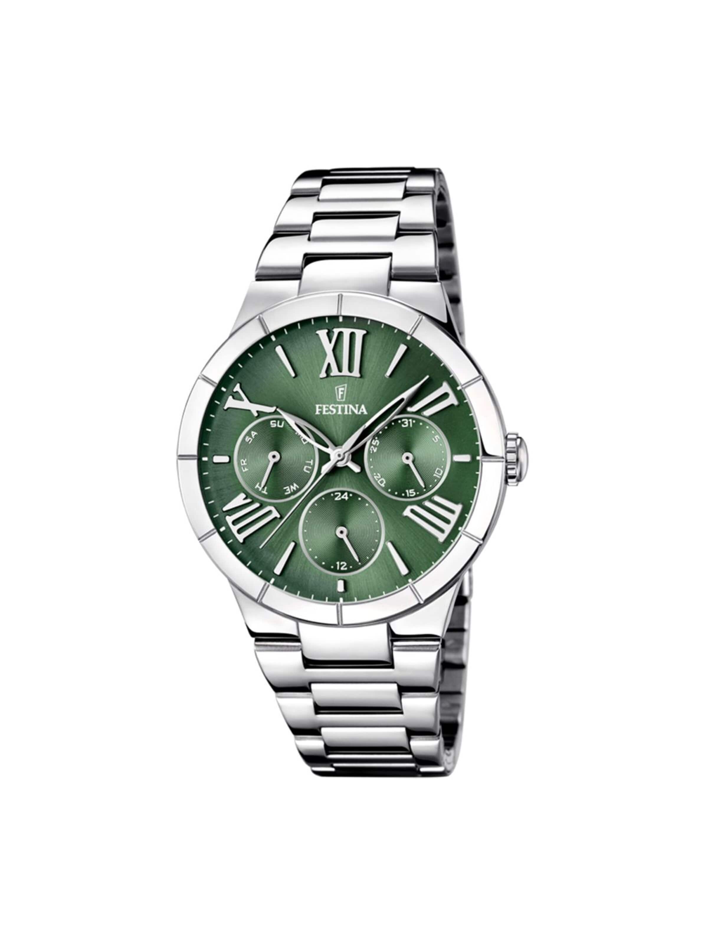 FESTINA Analog Watch 'Boyfriend Collection' in Green: front